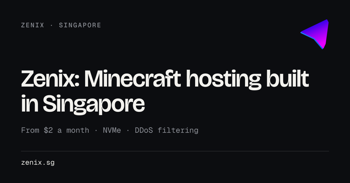 Getting started with your Zenix Minecraft server